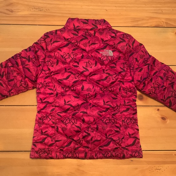 The North Face girls 550 goose down mid weight quilted winter jacket XXS (5) - Picture 4 of 7